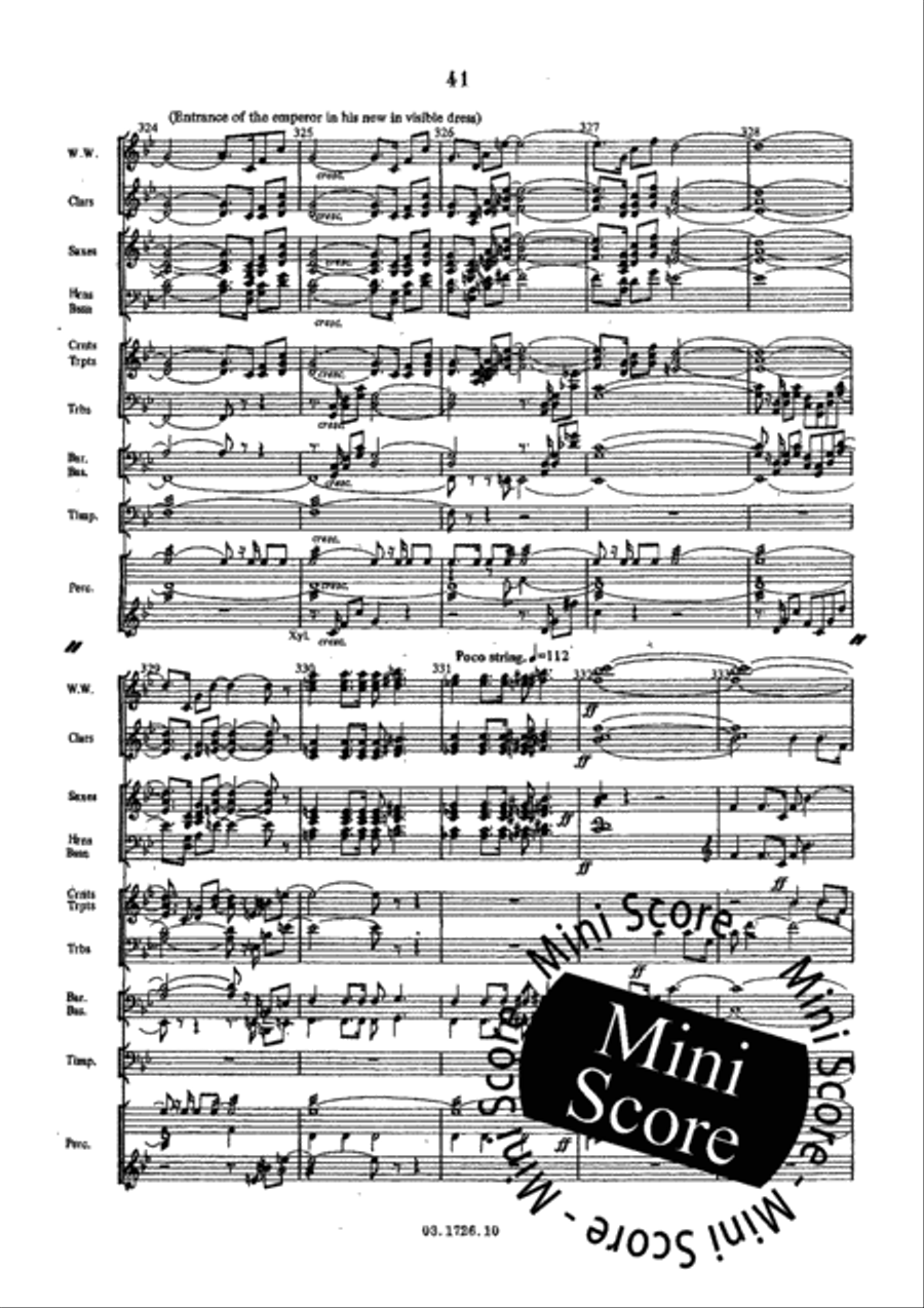 A New Dress for the Emperor Concert Band scores gallery preview page 50