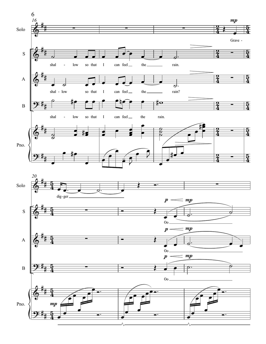 Gravedigger Gravedigger 3-Part scores gallery preview page 6