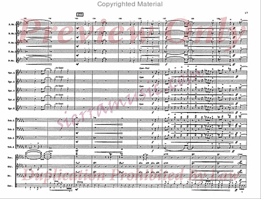 Tree Frog Big Band scores gallery preview page 18