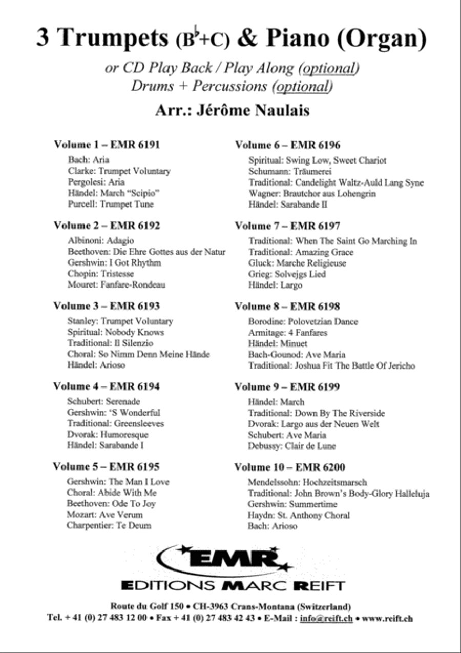 Album Volume 10 Trumpet Trio scores gallery preview page 16