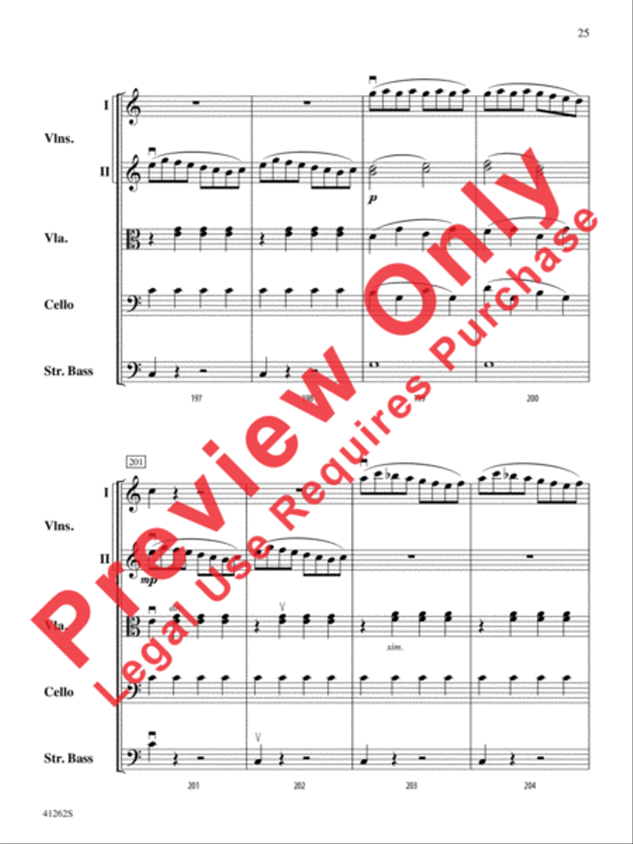 Cosi Fan Tutte String Orchestra scores gallery preview page 26