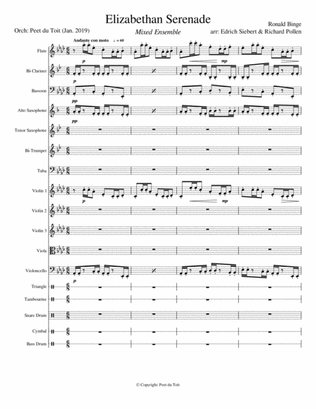 Elizabethan Serenade - Ronald Binge (Mixed Ensemble)