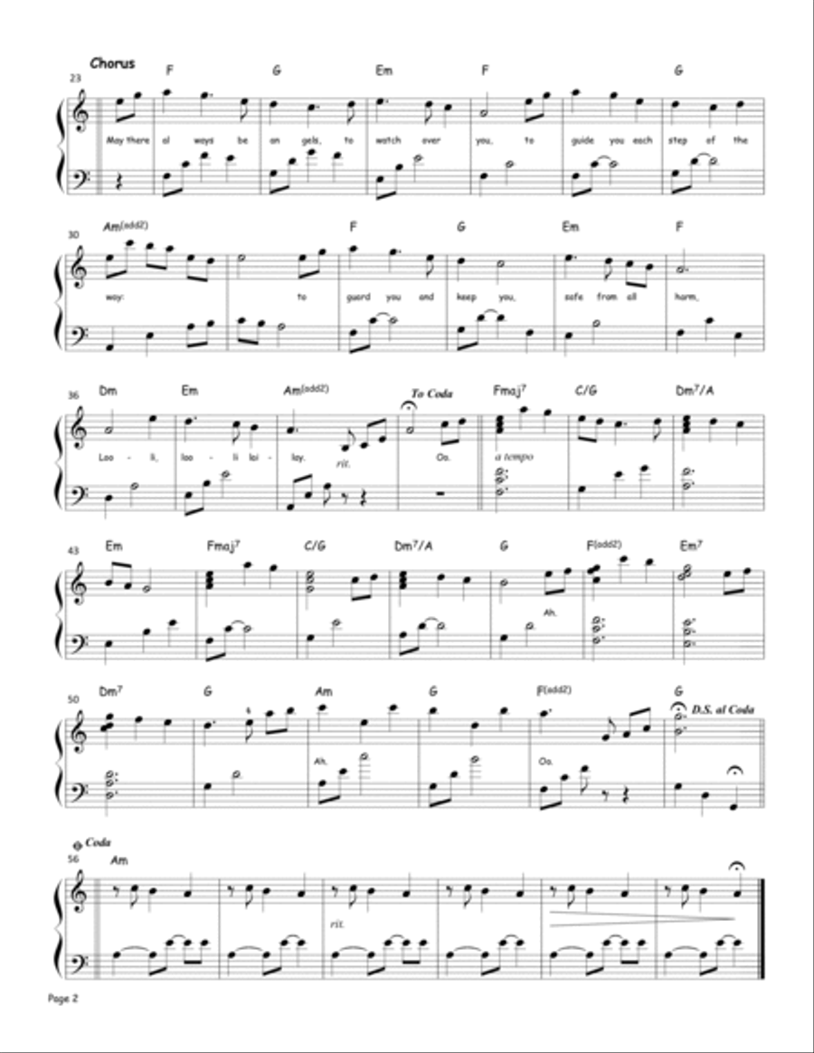 Sleepsong Harp scores gallery preview page 2