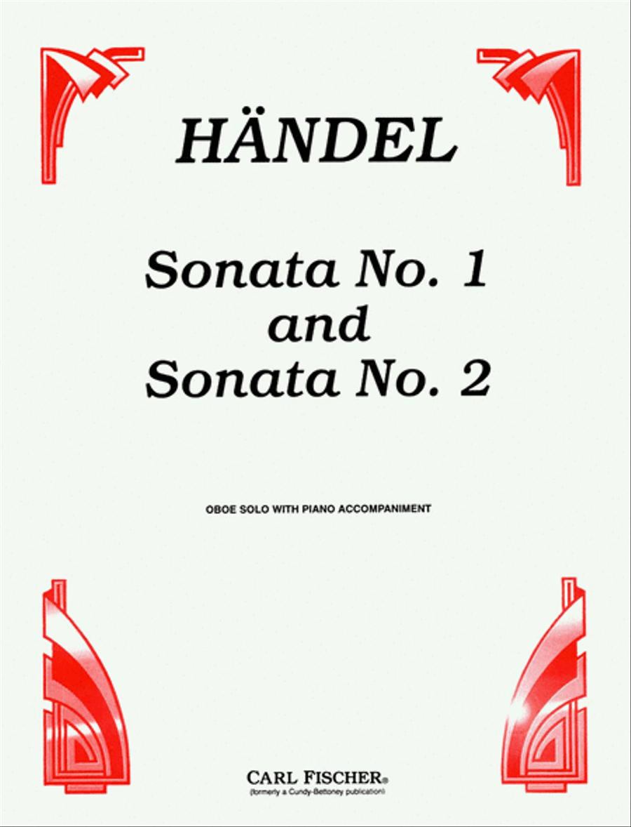 Sonata No. 1 and Sonata No. 2 Piano Accompaniment scores gallery preview page 1