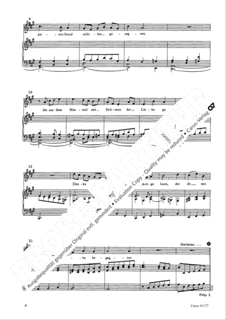 Praise ye, Almighty God, King and our ruler exalted (Lobe den Herren, den machtigen Konig) SA scores gallery preview page 5