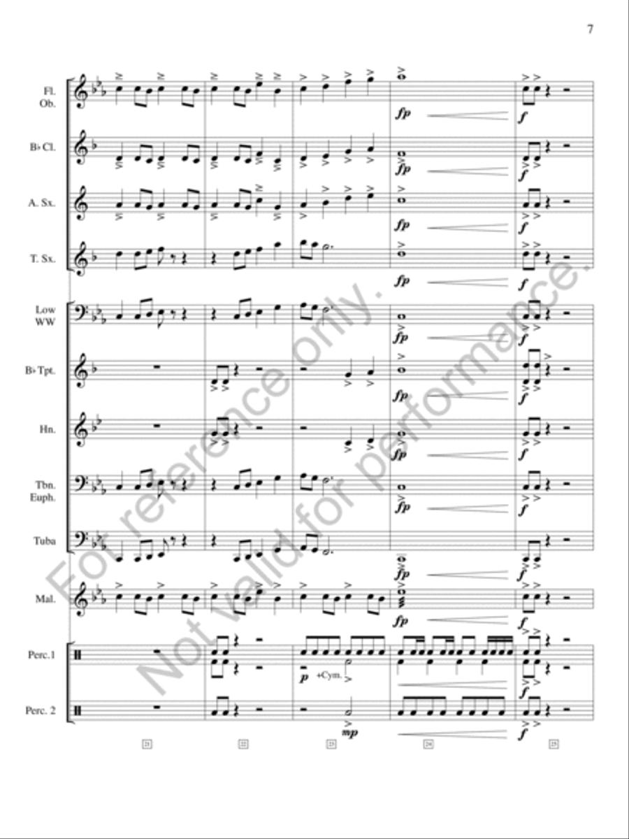 Synergetic Synergetic Concert Band scores gallery preview page 8
