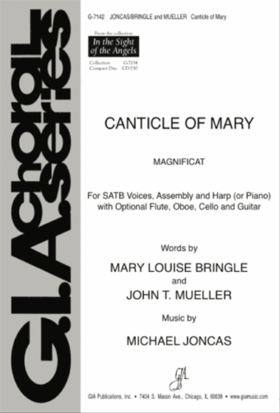Canticle of Mary Canticle of Mary 4-Part scores gallery preview page 1