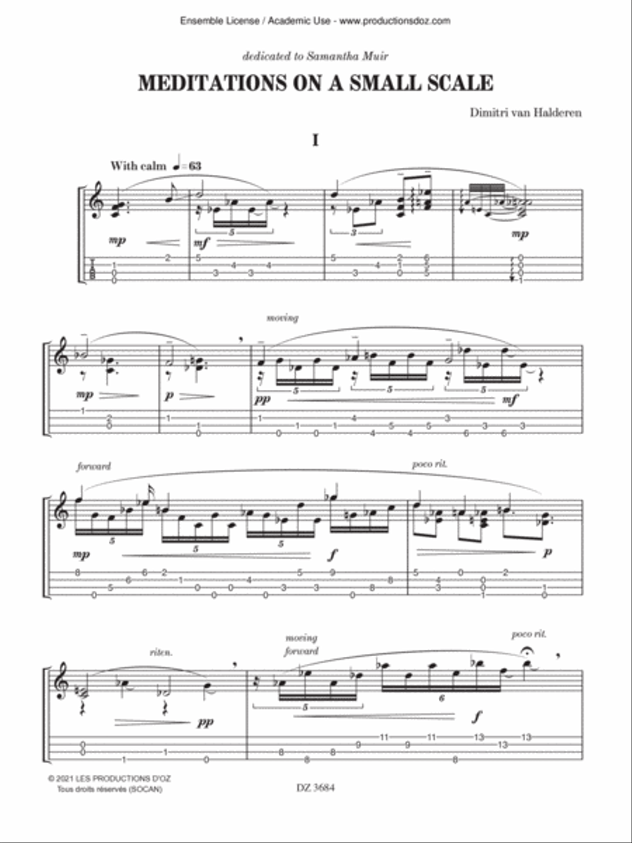 Meditations on a Small Scale Ukulele scores gallery preview page 2