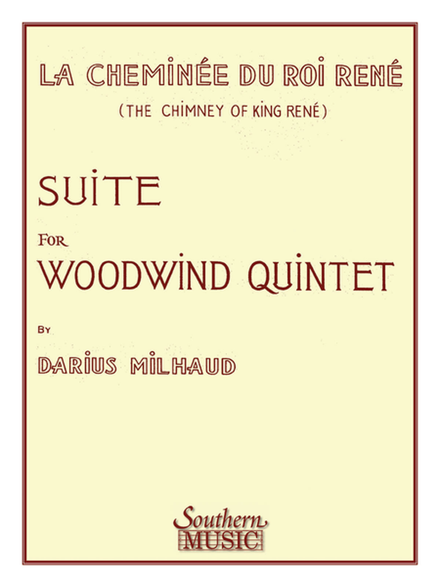 Chimney of King Rene (La Cheminee Du Roi Rene) Woodwind Quintet scores gallery preview page 1