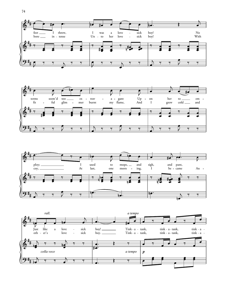 When First My Old, Old Love I Knew (from Trial By Jury) Voice scores gallery preview page 2