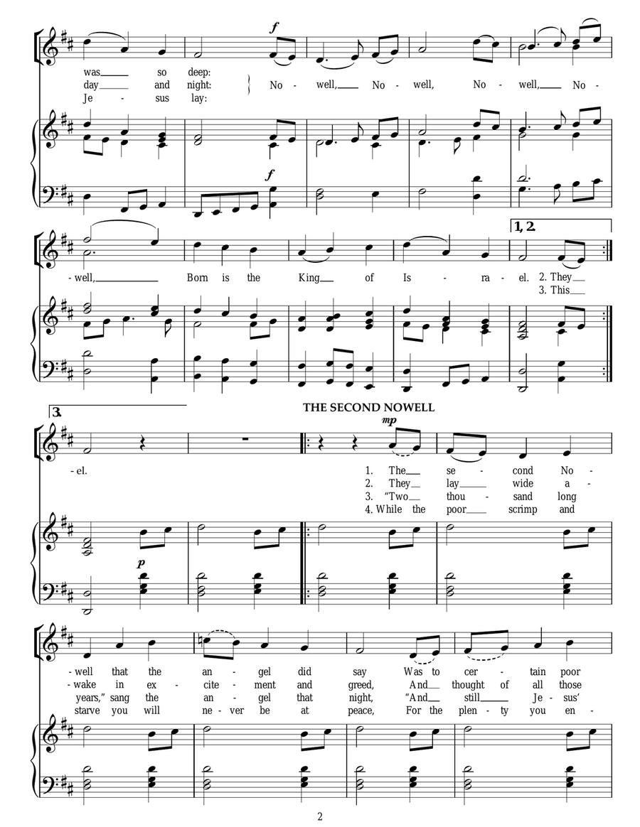 The Two Nowells The Two Nowells Guitar scores gallery preview page 2