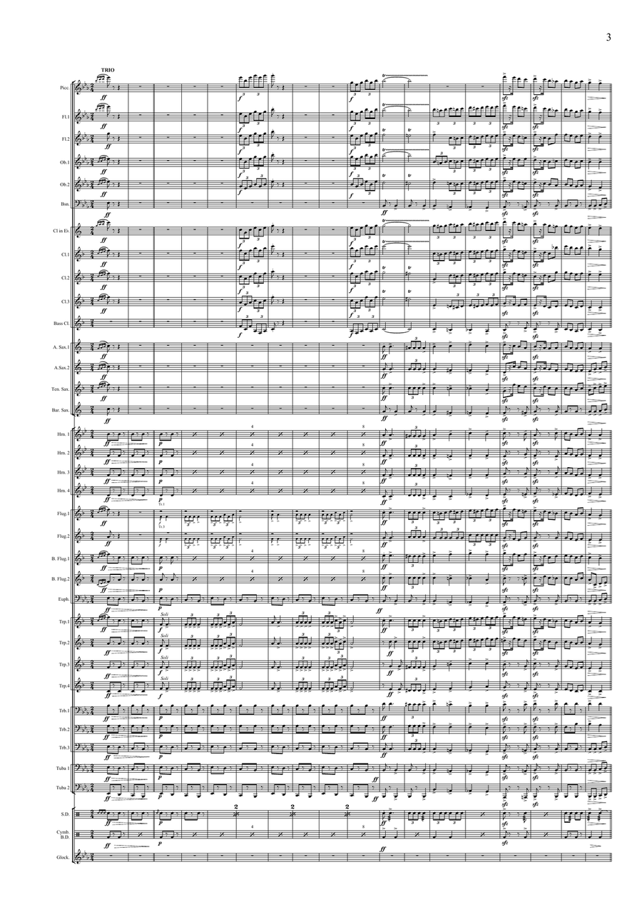 Horthy Miklós katonája vagyok... March Concert Band scores gallery preview page 5