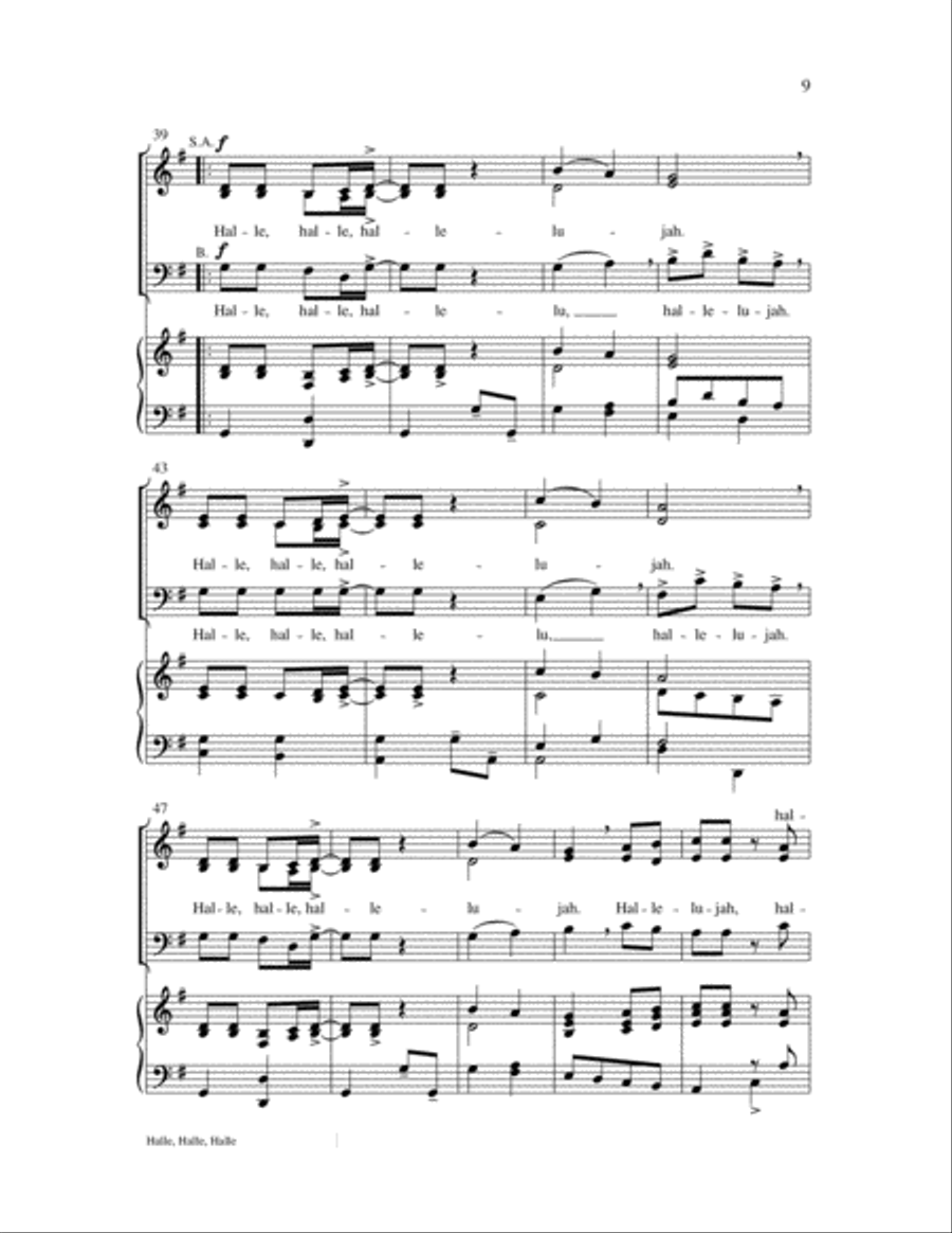 Easy Anthems, Vol. 2 3-Part scores gallery preview page 12