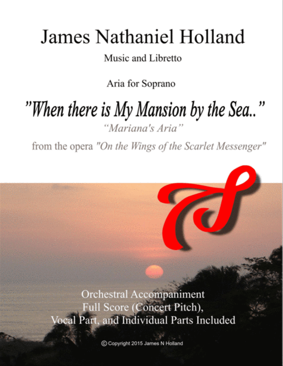 When there is my mansion by the Sea... Opera On the Wings of the Scarlet Messenger Orchestra Accompa Full Orchestra scores gallery preview page 1