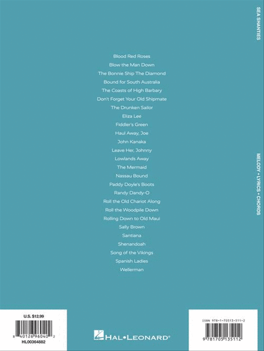 Sea Shanties Piano scores gallery preview page 6