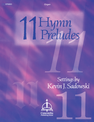 Book cover for Eleven Hymn Preludes