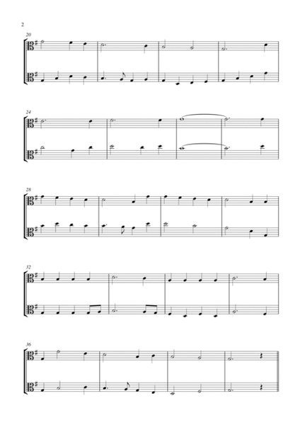 Joy to the World (for viola duet, suitable for grades 1-5) image number null