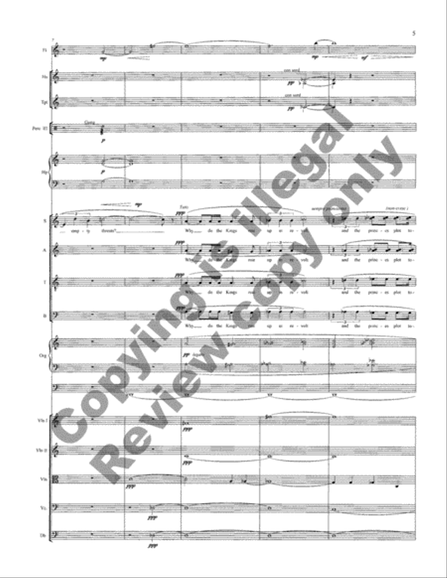 Canticles (Study Score) Choir scores gallery preview page 7
