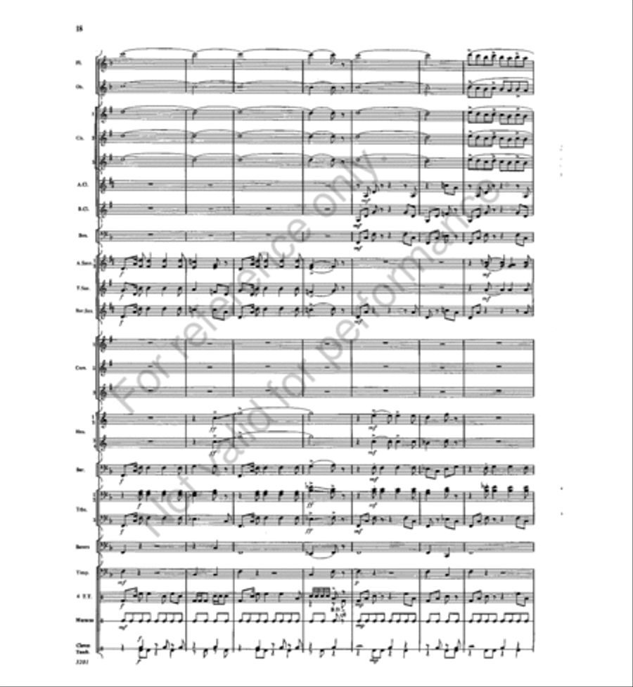 Symphonic Celebration and Dance Concert Band scores gallery preview page 17