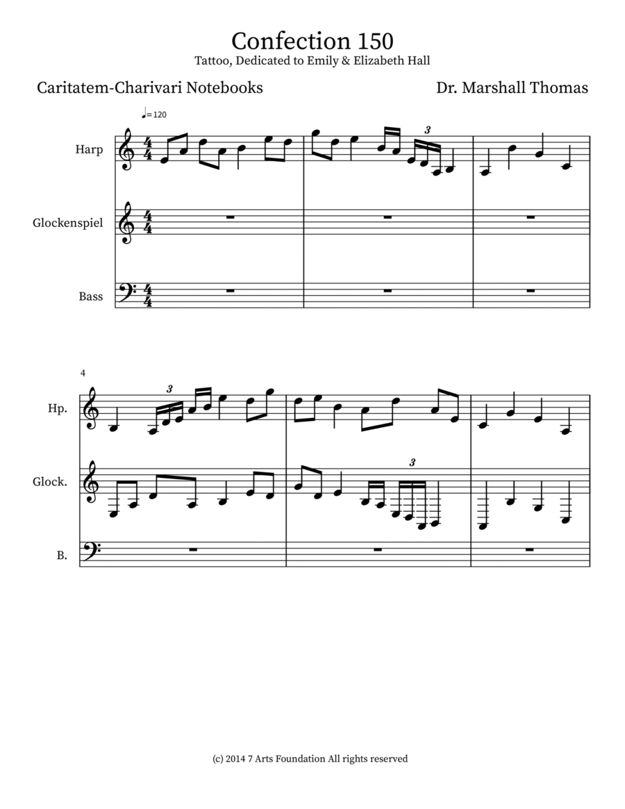 Confection 150 Double Bass scores gallery preview page 1