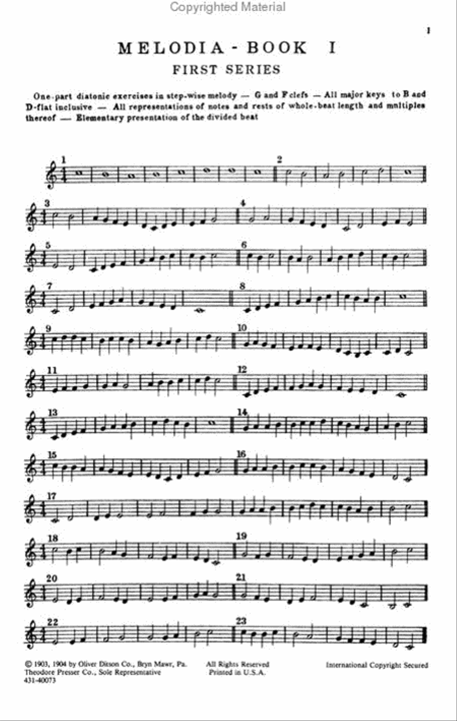 Melodia, Book 1 Chamber Music scores gallery preview page 2
