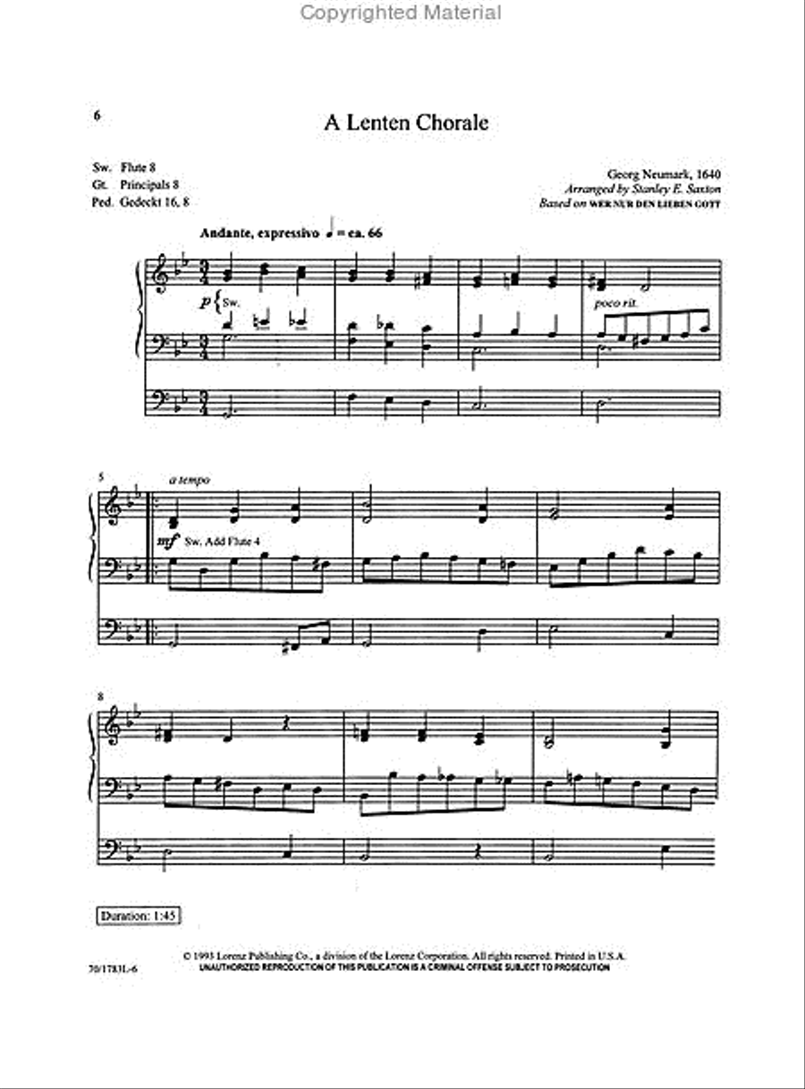 Glory in the Cross Glory in the Cross Organ Solo scores gallery preview page 3
