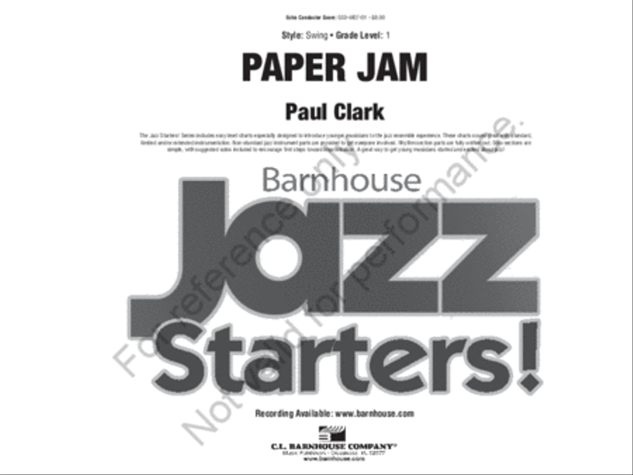 Paper Jam Jazz Ensemble scores gallery preview page 2