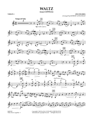Waltz (from Coppelia) - Violin 1