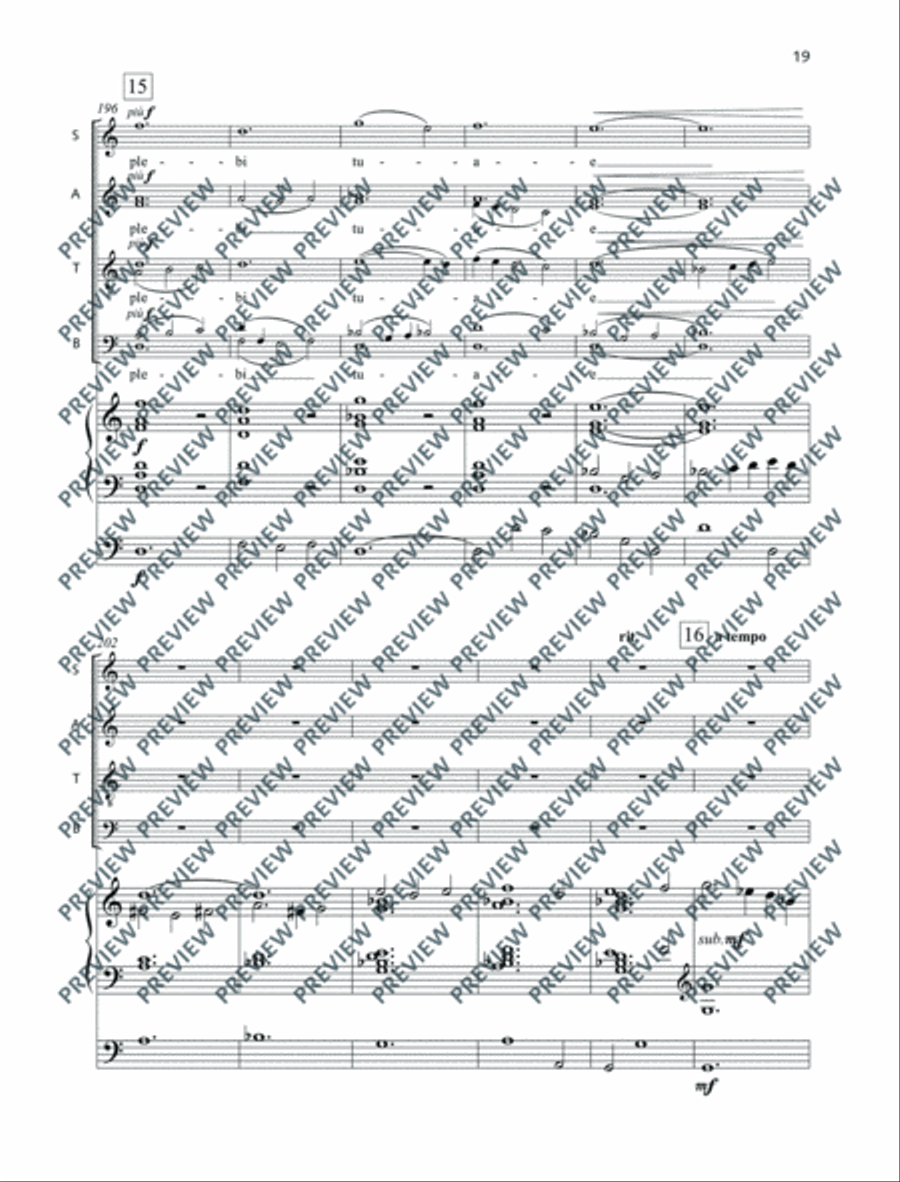 Veni Domine Veni Domine 4-Part scores gallery preview page 20