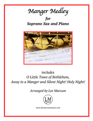 Book cover for Manger Medley - Soprano Sax