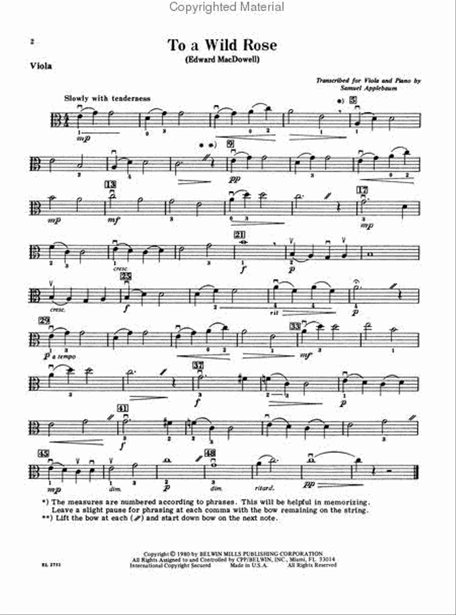 20 Progressive Solos for String Instruments - Viola