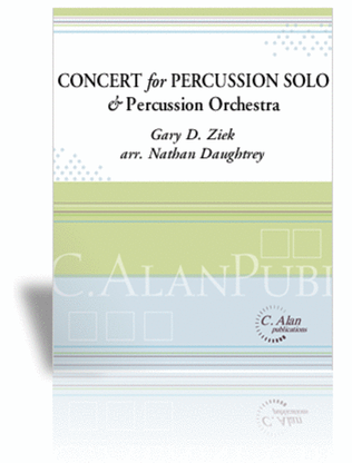 Book cover for Concerto for Percussion Solo & Percussion Ensemble