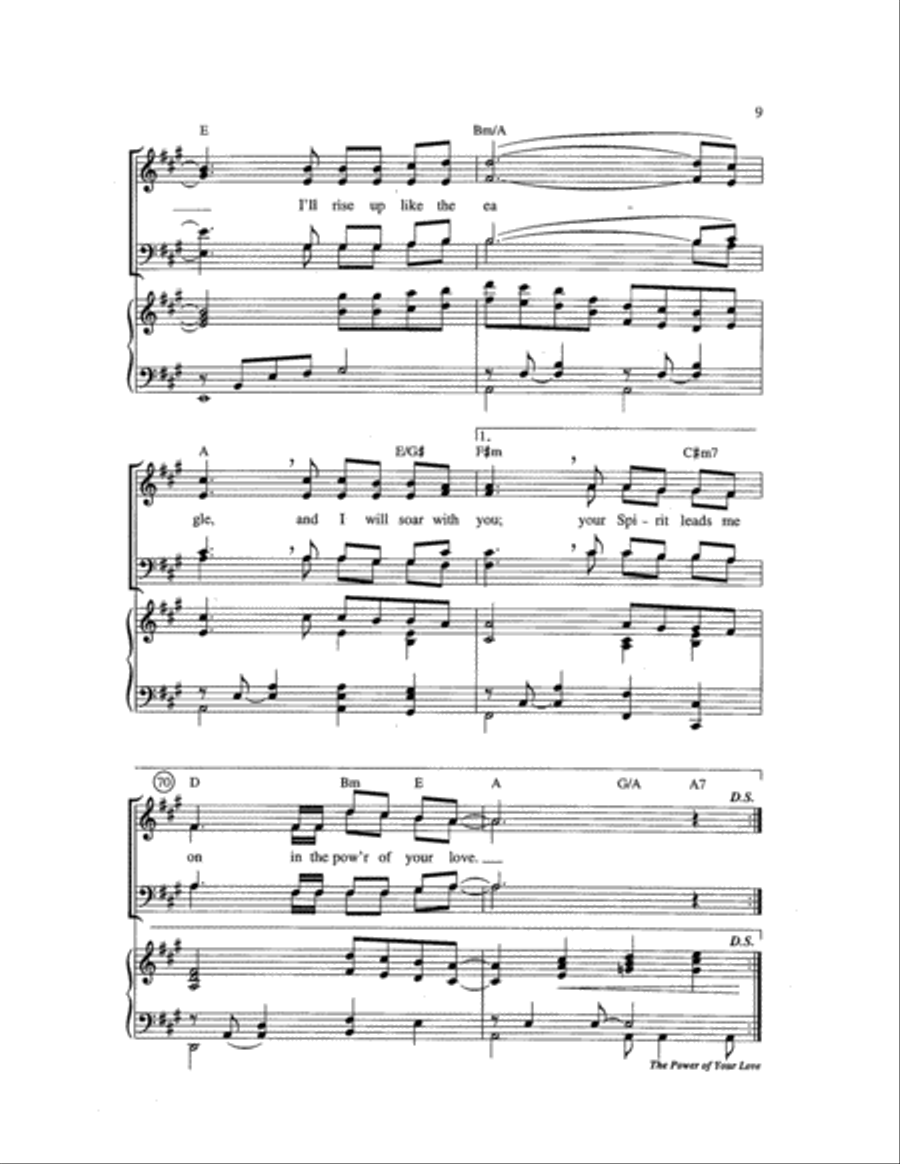The Power of Your Love Choir scores gallery preview page 9