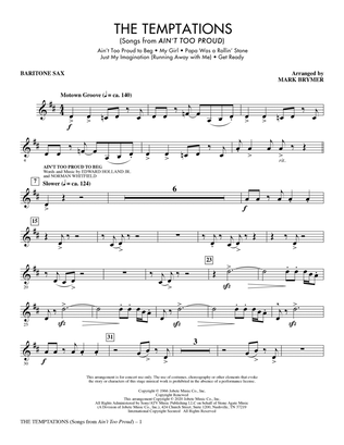The Temptations (Songs from Ain't Too Proud) (arr. Mark Brymer) - Baritone Sax