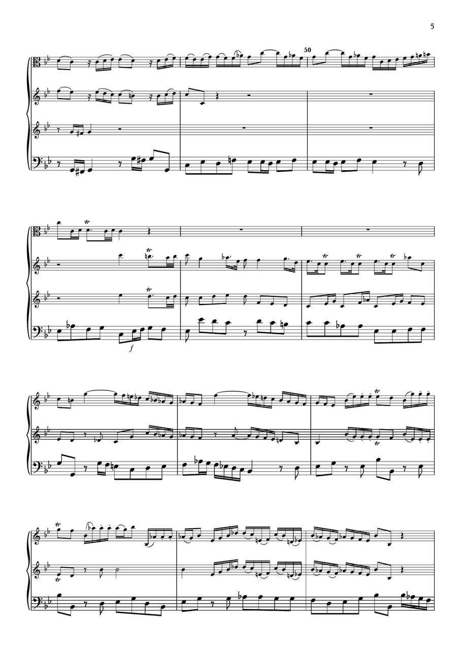 (Alto) Trombone Concerto in B♭ - with orchestra parts! Small Ensemble scores gallery preview page 6