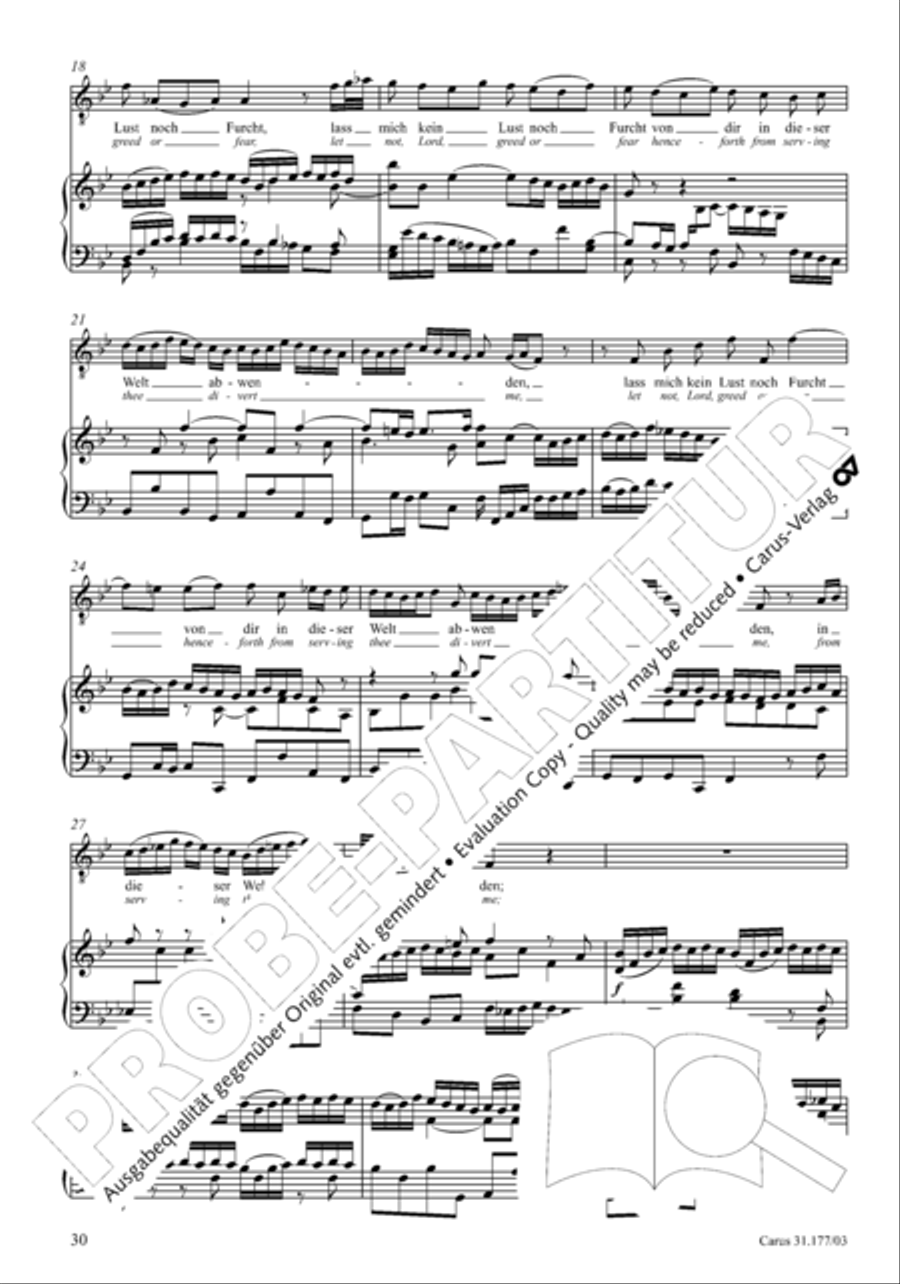 I cry to thee, Lord Jesus Christ (Ich ruf zu dir, Herr Jesu Christ) 4-Part scores gallery preview page 31