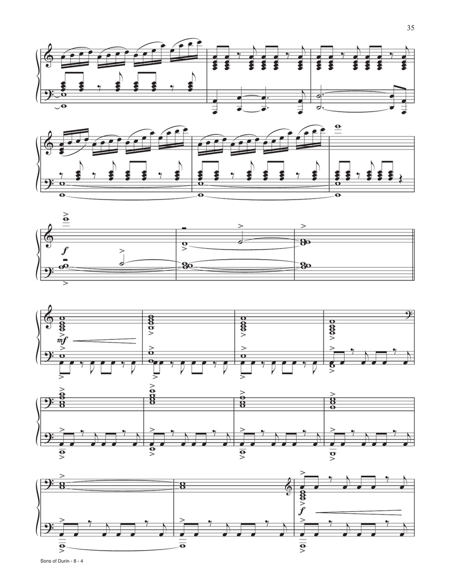 Sons Of Durin (from The Hobbit: The Battle of the Five Armies) Voice scores gallery preview page 4