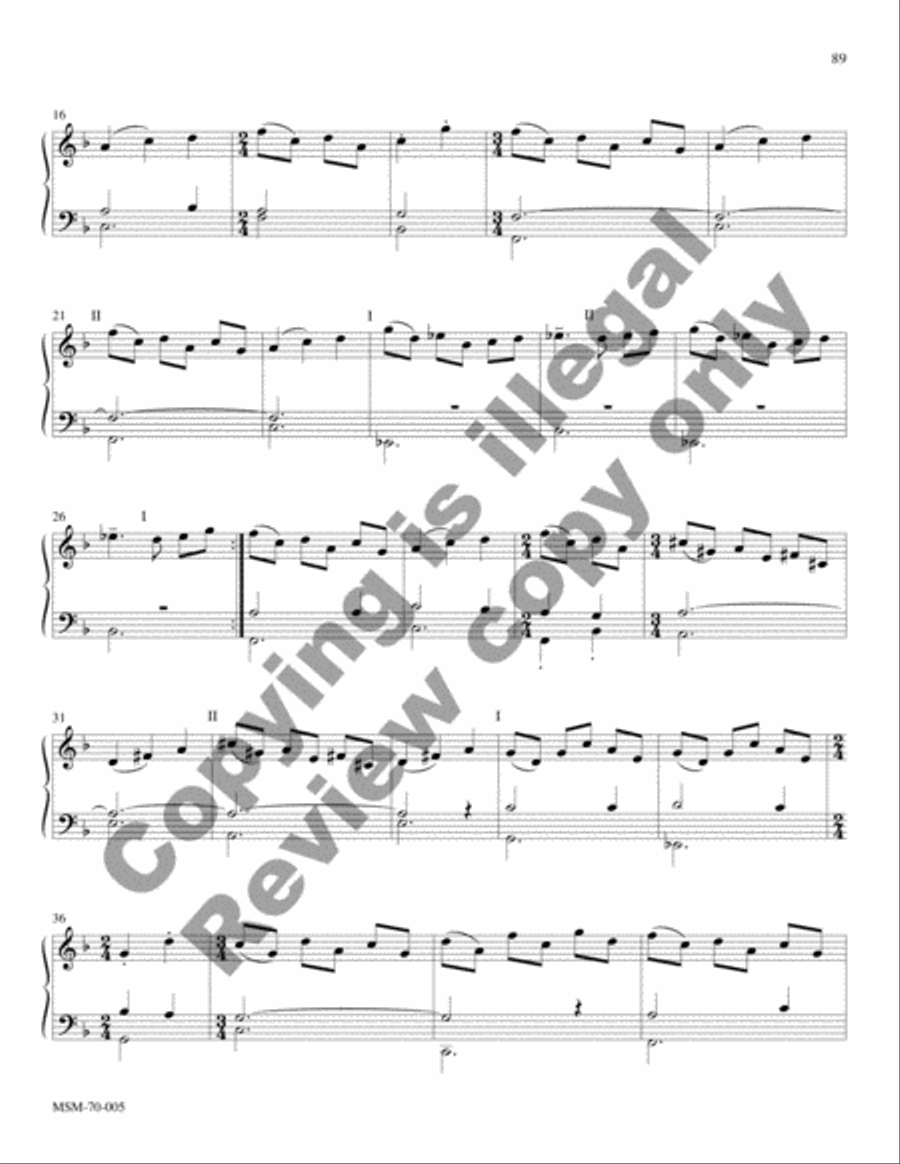 Savior of the Nations, Come (Full Score) Choir scores gallery preview page 78