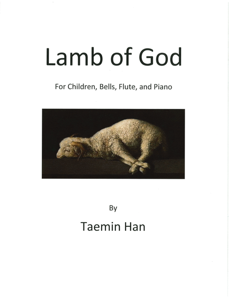 "Lamb of God" for children's choir with bells, flute or violin, and piano image number null