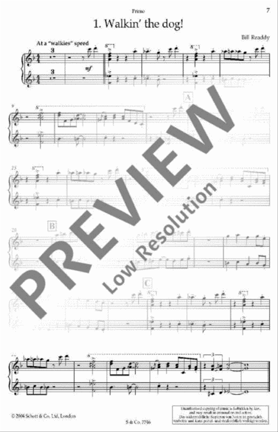 Easy Jazzy Piano Duets Piano Duet scores gallery preview page 3