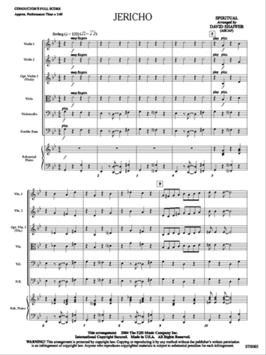 Jericho String Orchestra scores gallery preview page 2