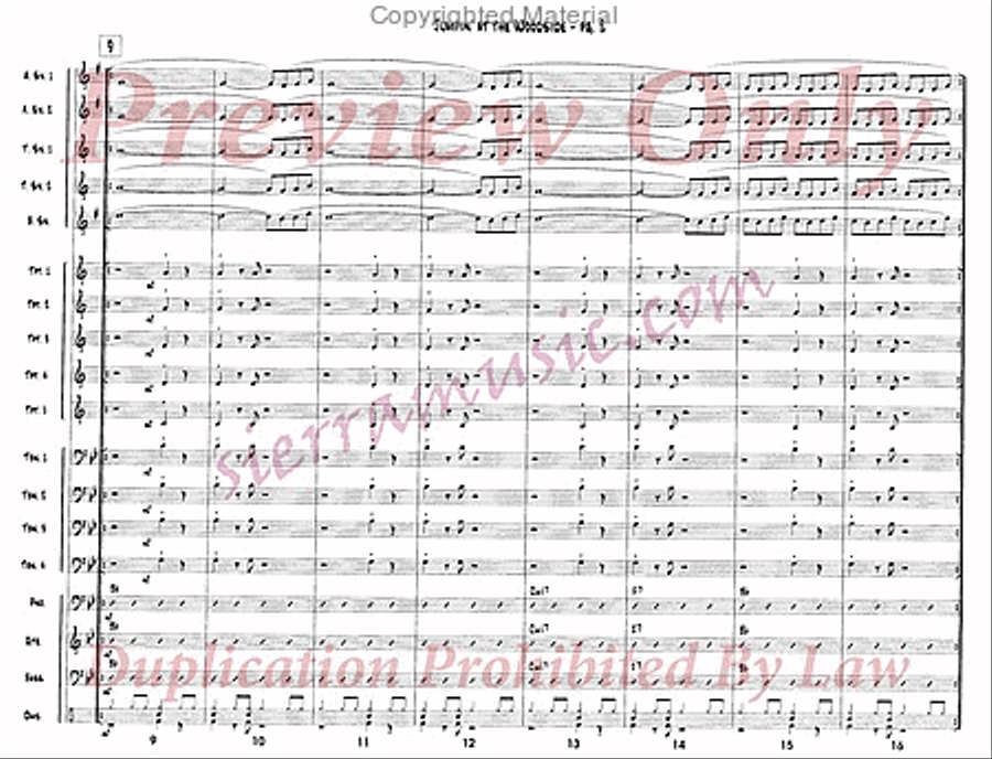 Jumpin' At The Woodside Jazz Ensemble scores gallery preview page 3