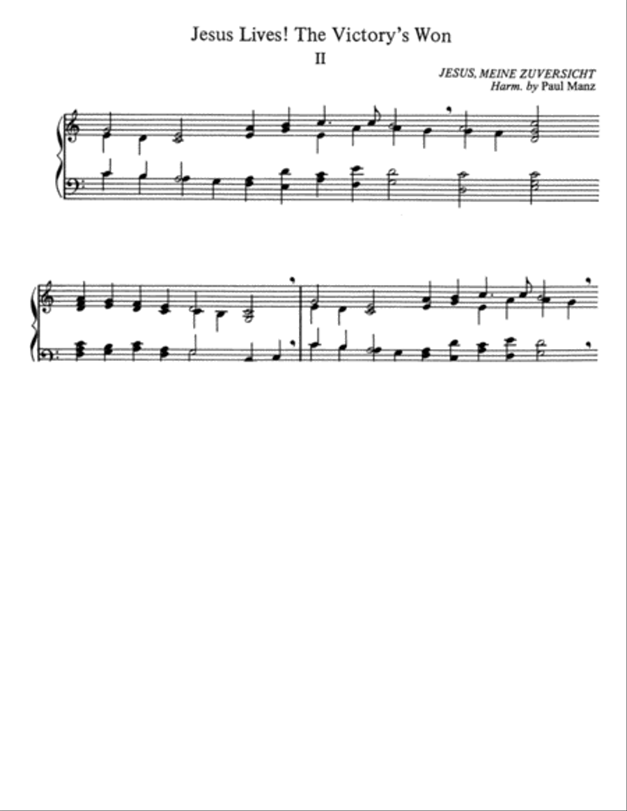 Varied Hymn Accompaniments for Easter Organ scores gallery preview page 13