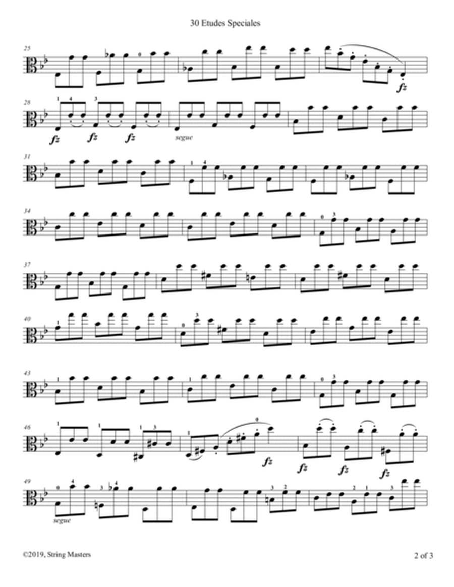 Mazas, Etudes for Viola Op 36, Book 1, No.12
