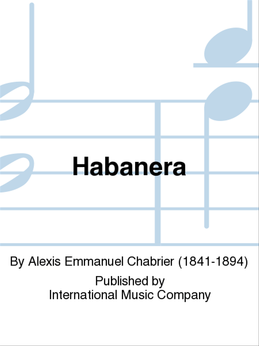 Habanera Piano Solo scores gallery preview page 1