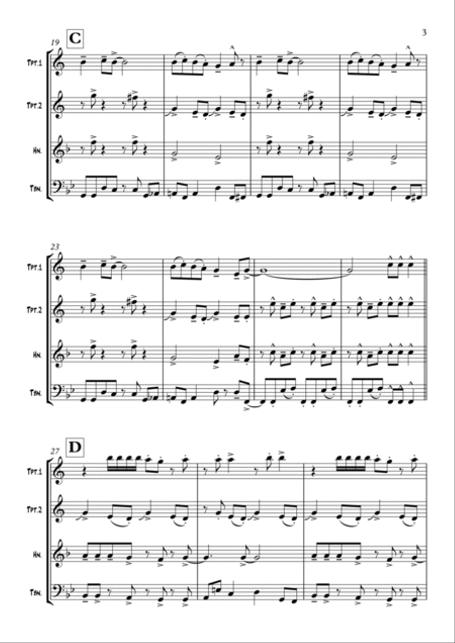 September Brass Quartet scores gallery preview page 3