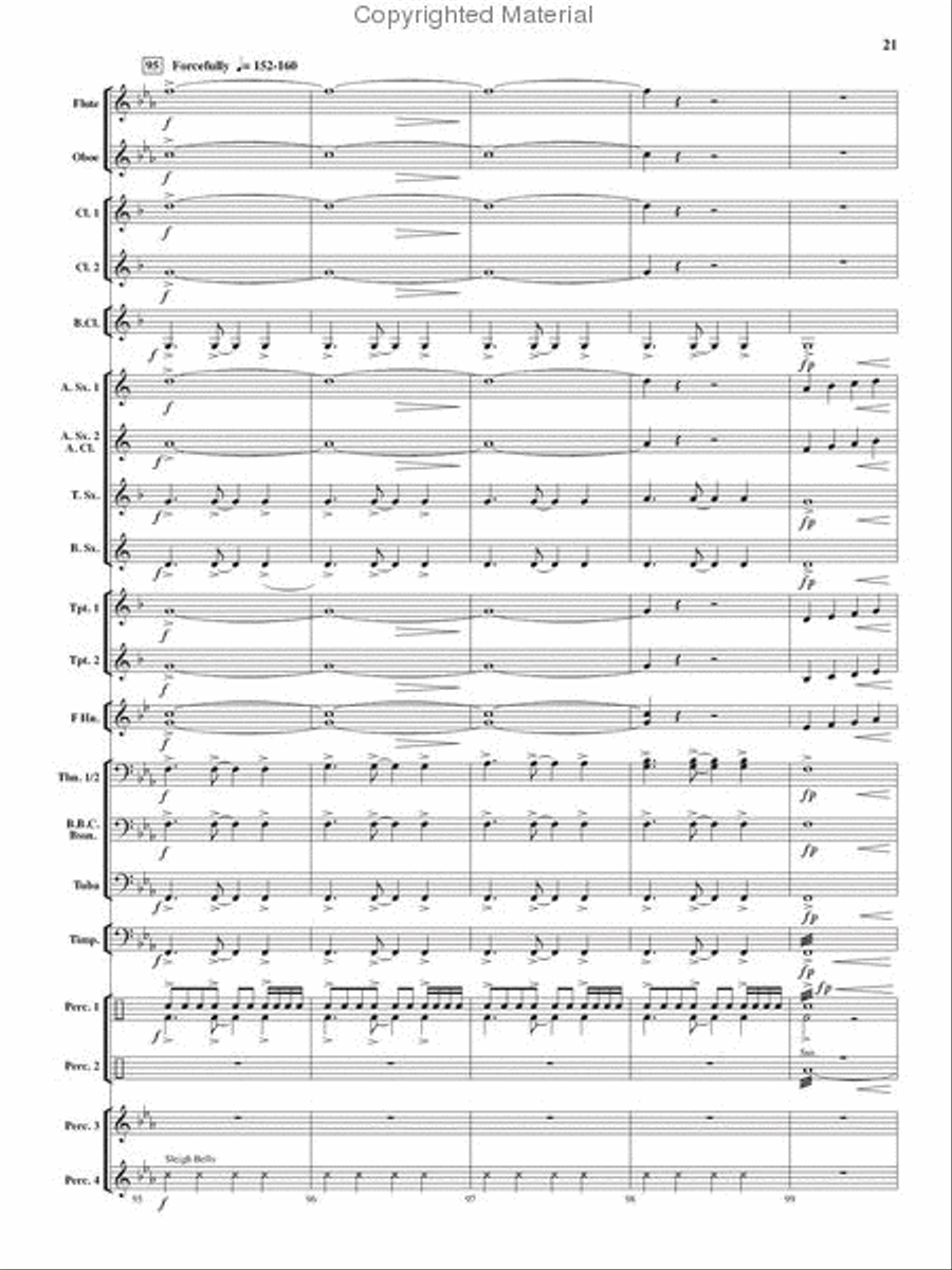 Tempest Rising Concert Band scores gallery preview page 20