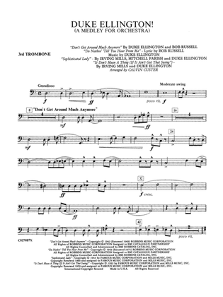 Book cover for Duke Ellington: 3rd Trombone