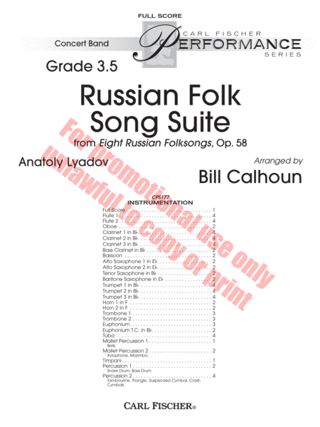 Russian Folk Song Suite