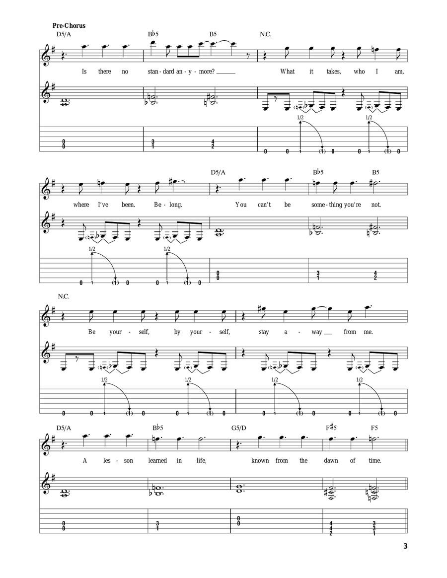 Walk Walk Acoustic Guitar scores gallery preview page 3